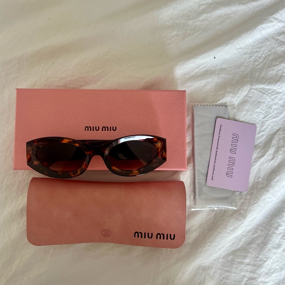 Miu Miu Tortoise Sunglasses